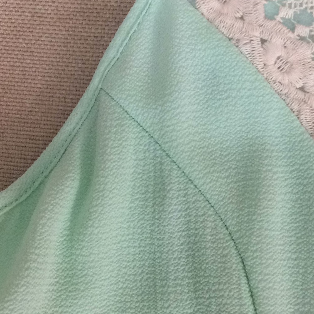 NWOT Alya green, asymmetrical dress - Picture 6 of 6